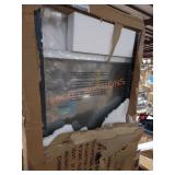 Mirror Waterfall w/Decorative Stones