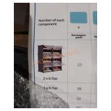 Shoe rack storage cube