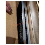 Metal wall control shelves