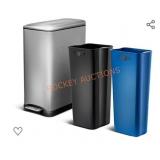 Home Zone Living stainless steel recycle bin