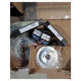 Slotted Rotor Set, Ceramic Pads