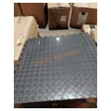 Gym floor mat tiles