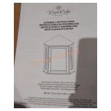 River ridge corner wall cabinet