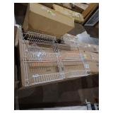 2 count wire shelving units
