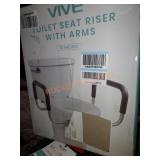 Toilet Seat Riser with Arms