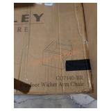 Outdoor wicker arm chair