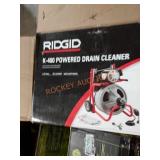 Ridgid powered drain cleaner