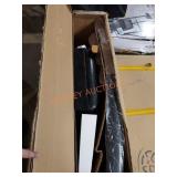 24" leatherette chair