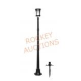 GAMA SONIC Aurora Bulb Black Integrated LED Lamp