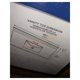 Glacier Bay 49" Vanity top