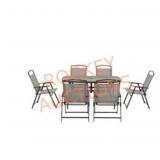 Folding dinning set