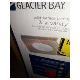 Glacier Bay vanity top sink
