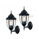 Hampton Bay Light Black Outdoor Wall Lantern