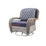 Hampton Bay Beacon Park Gray Wicker Outdoor Patio