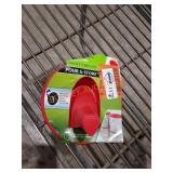 Pour and store paint can lid