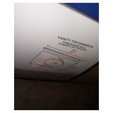 Glacier Bay 37" Vanity top