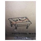 Footstool with storage