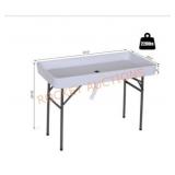 Outsunny 4 ft. Portable Folding table