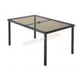 60inx38 Glass Dining Table