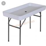 Outsunny 4ft Filler Cleaning Table