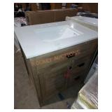31" wood vanity with sink top