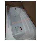 Delta 60inx32in Right Drain Bathtub