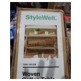 Stylewell woven coffee table
