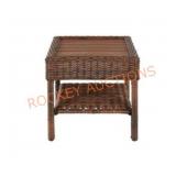 Hampton Bay Cambridge Brown Wicker Square Outdoor