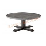 Hampton Bay 43 in. Grayson Ash Gray Round Steel