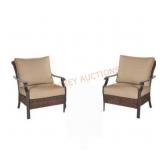 Hampton Bay Harper Creek Brown  Steel Outdoor