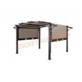 Hampton Bay Orchard Park Brown Steel Arched Beam