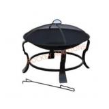 Hampton Bay 24 in. Ashmore Round Steel Fire Pit