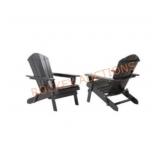 2pc Hampton Bay Adirondack Chairs