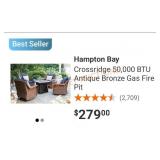 Hampton Bay 50,000BTU Gas Fire Pit