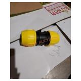 Home flex coupler for poly gas pipe