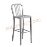 30.25in Silver Bar Stool