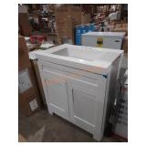24" laundry sink vanity combo