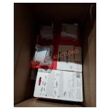 Box lot of closetmaid side wall brackets