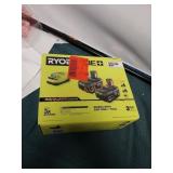 RYOBI 18V Lithium Battery 2pk and Charger Kit