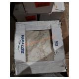 Porcelain floor and ceiling tiles