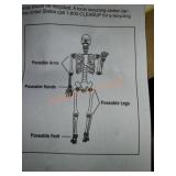 Halloween home accents skeleton