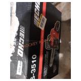 34.4cc gas powered chainsaw