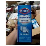 Box lot of clorox toilet wand refills. 6ct