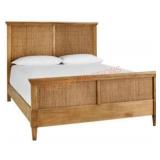 Cane king bed frame