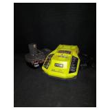 Ryobi 18v Lithium 4ah Battery and Charger