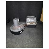 Ryobi 18v Lithium 1.5ah Battery and Charger