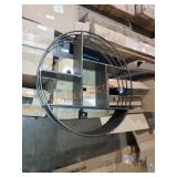 Metal decorative round shelf