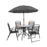 Flash Furniture Nantucket 6 Piece Patio Garden