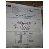 Front coil spring compressor