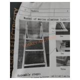 Marine aluminum ladder